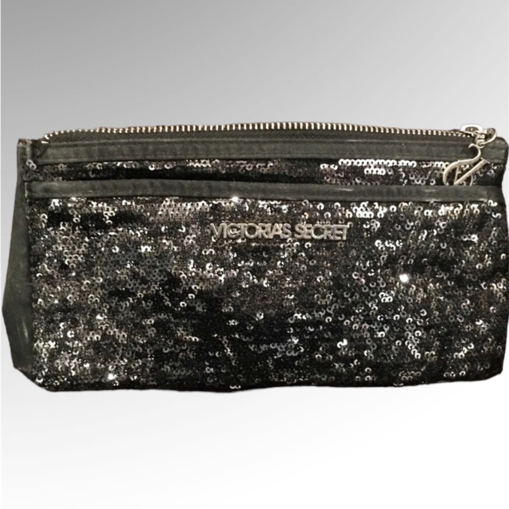 Victoria’s Secret sequined clutch/cosmetic bag